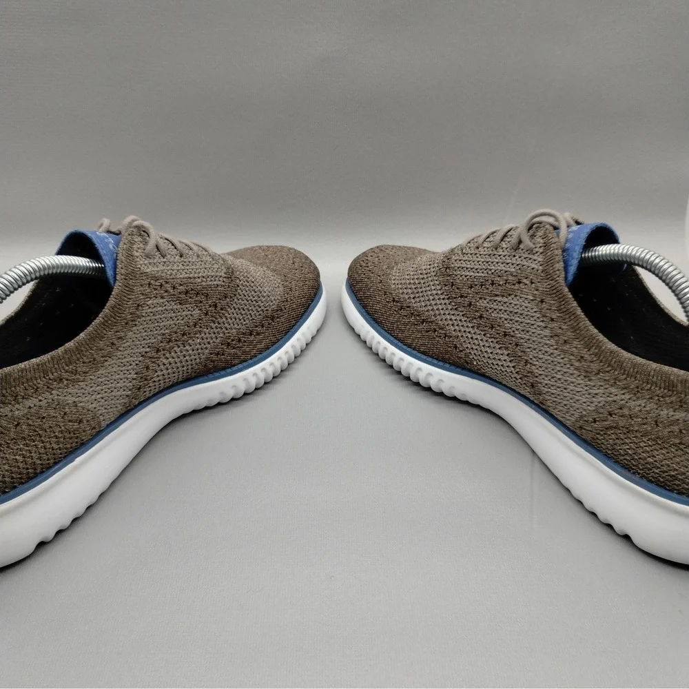 Cole Haan 2.Zerogrand Stitchlite Wingtip Oxford Brown Blue C26927 Mens 9.5‎ M